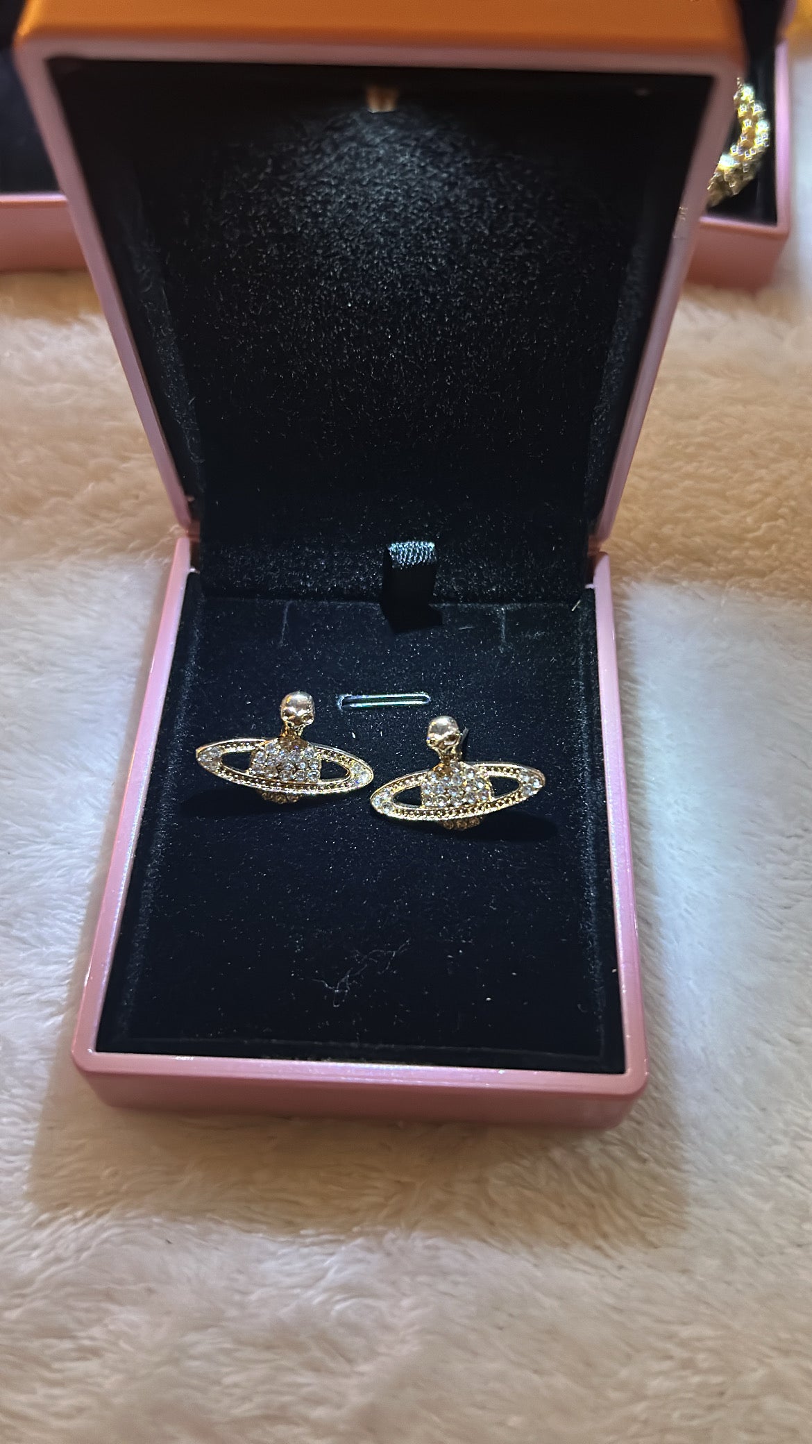 Fashionable , Gold Skull Earrings