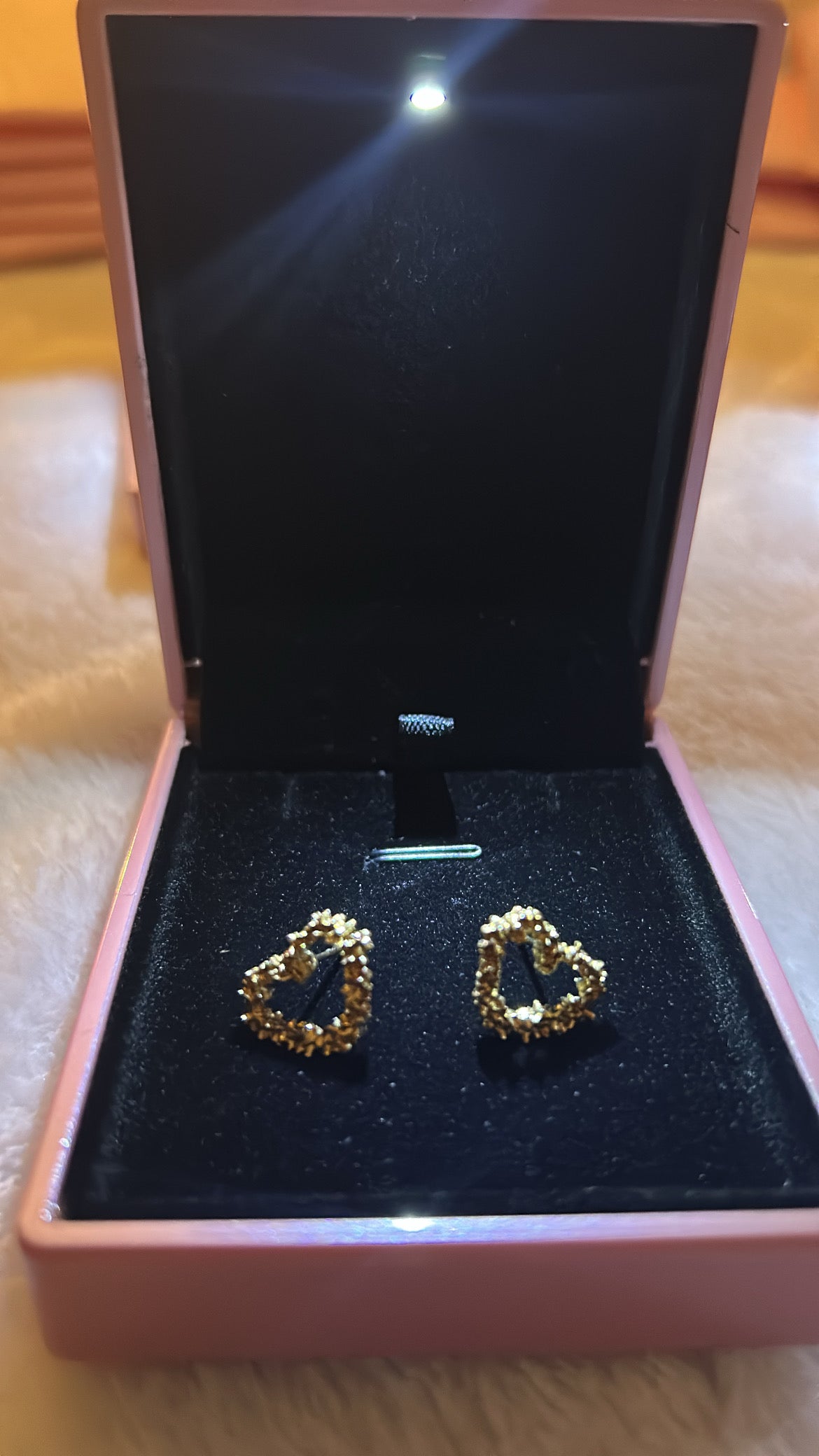 Fashionable Hollow Heart Shaped Stud Earrings